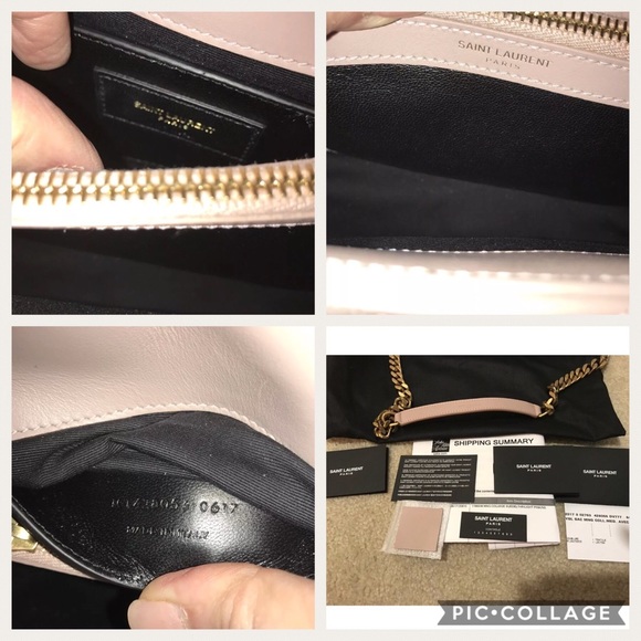 SOLD Monogram Medium College Suede Chain Crossbody - Picture 6 of 8